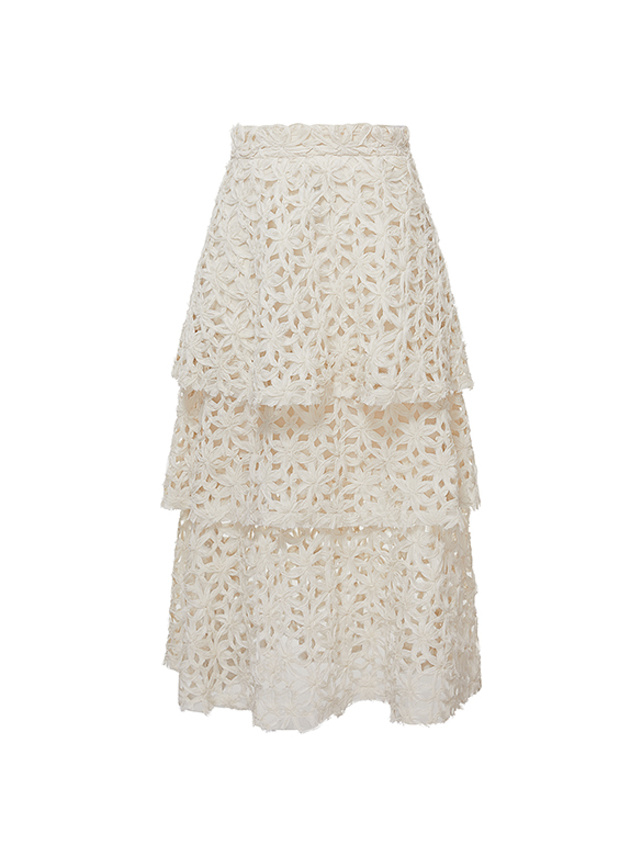 Flower Tulle Lace Feminine Skirt