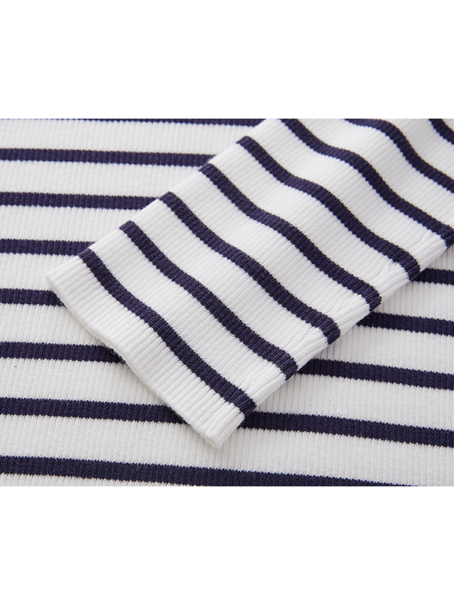 VOYAGE Stripe Knit Top