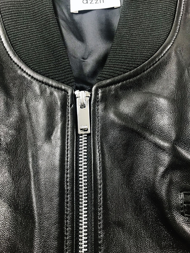 Lamb Leather Zip Blouson