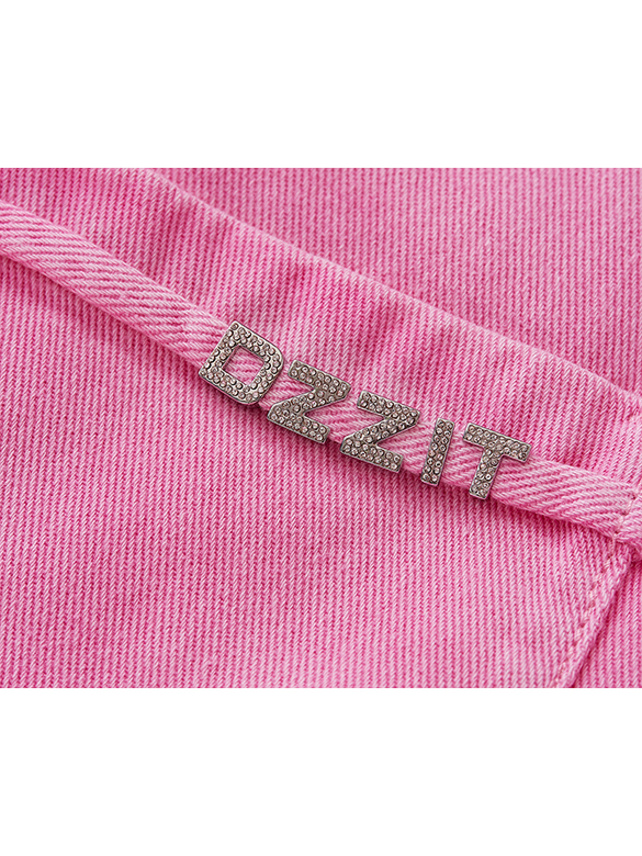 Pink Denim Shirt - DAZZLE FASHION(ダズルファッション)／d'zzit