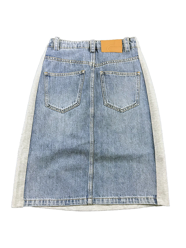 Sweat Combination Denim Skirt - DAZZLE FASHION(ダズルファッション ...