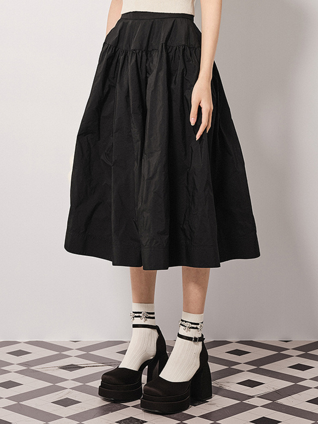人気ブランドの新作 seventenseventen mihokawamotoのドットスカート 