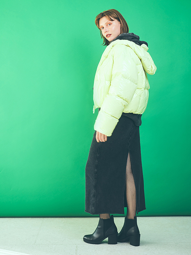 Ear Design Hoodie Down Jacket - DAZZLE FASHION(ダズルファッション