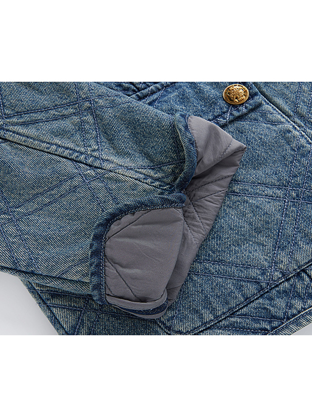 Quilting Denim Jacket - DAZZLE FASHION(ダズルファッション)／d'zzit