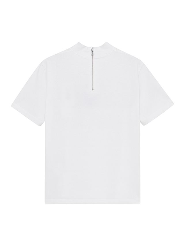 Printed High-Neck T-Shirt - DAZZLE FASHION(ダズルファッション)／d 