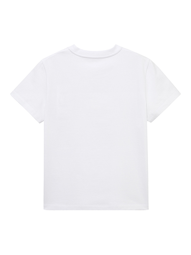 Swan Printed Line-Stone T-Shirt
