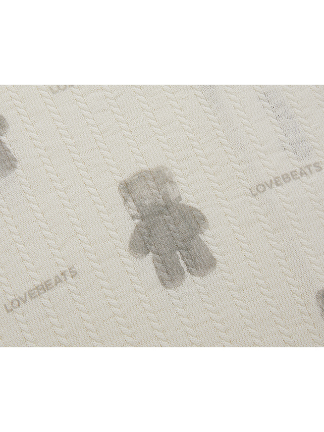 Teddy Bear Printed Knit