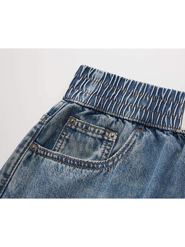 Label Denim Pants