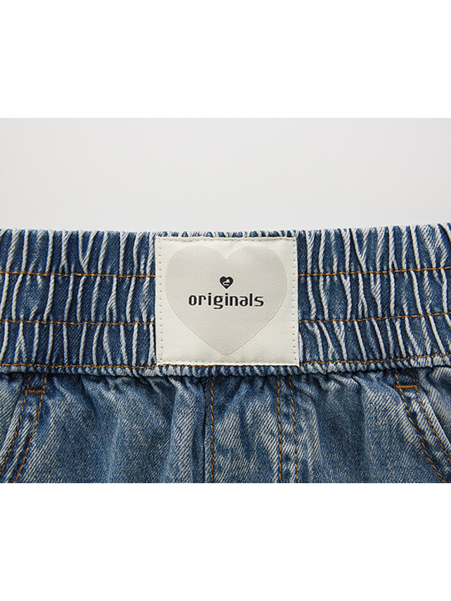 Label Denim Pants