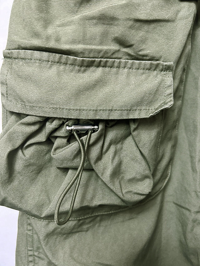 Military Cloth Cargo Skirt