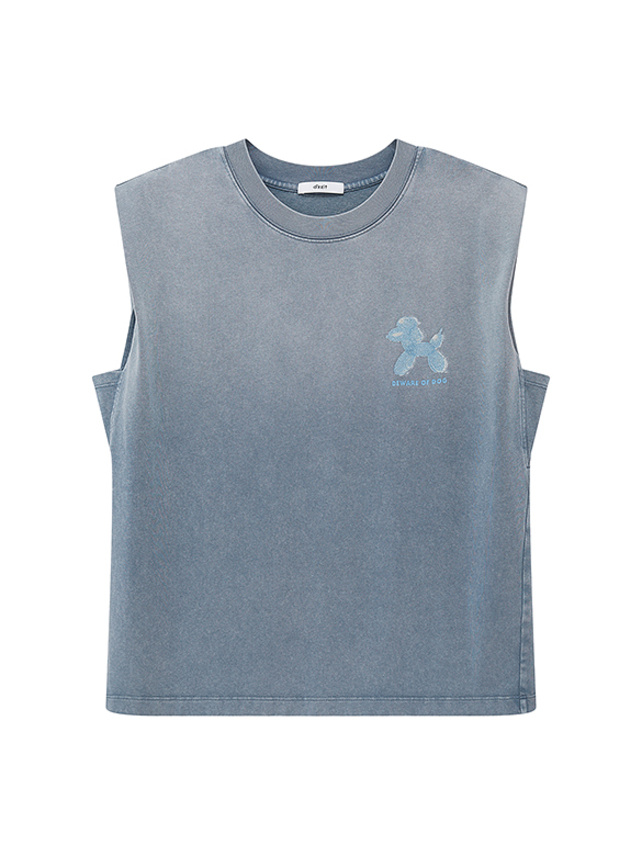 Balloon Dog One point Sleeveless T-Shirt