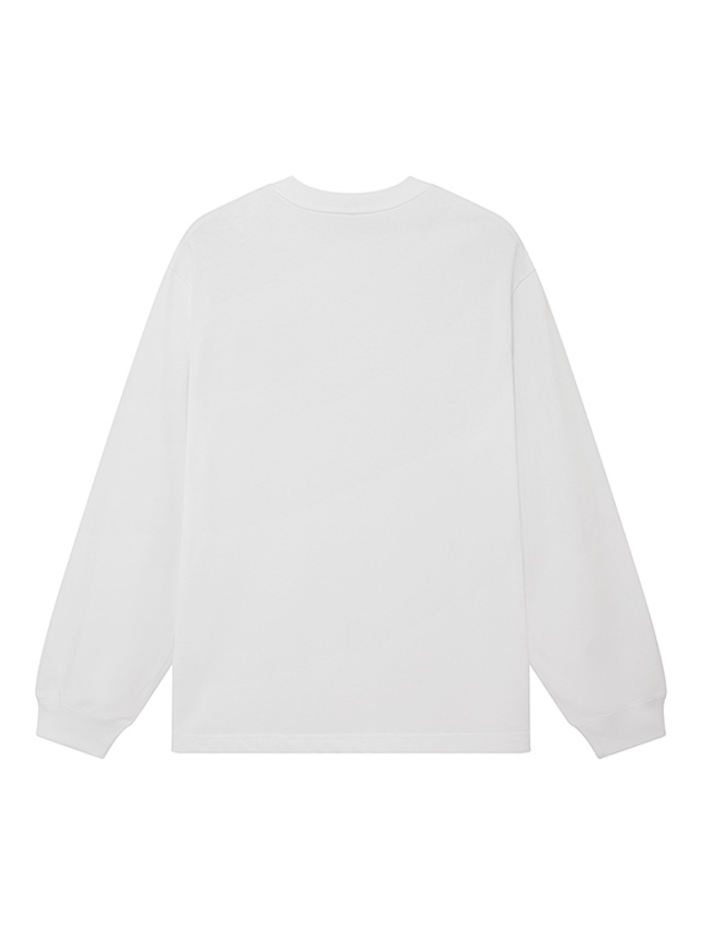 Heart & Letter Printed Long Sleeves T-Shirt