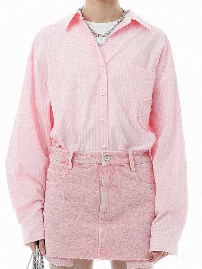 Pink Stripe Shirt