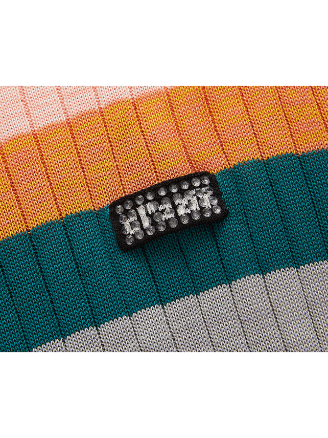 Retro Multi Color Stripe Knit