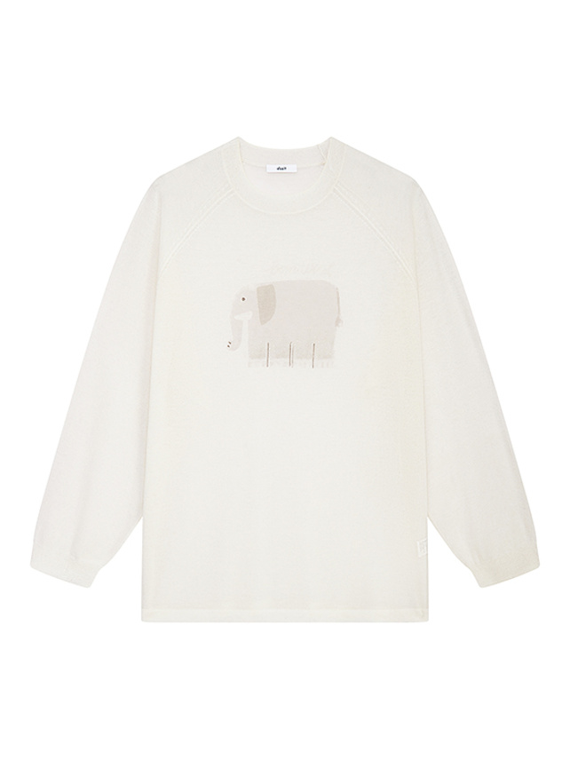 Animal Design Sheer Knit