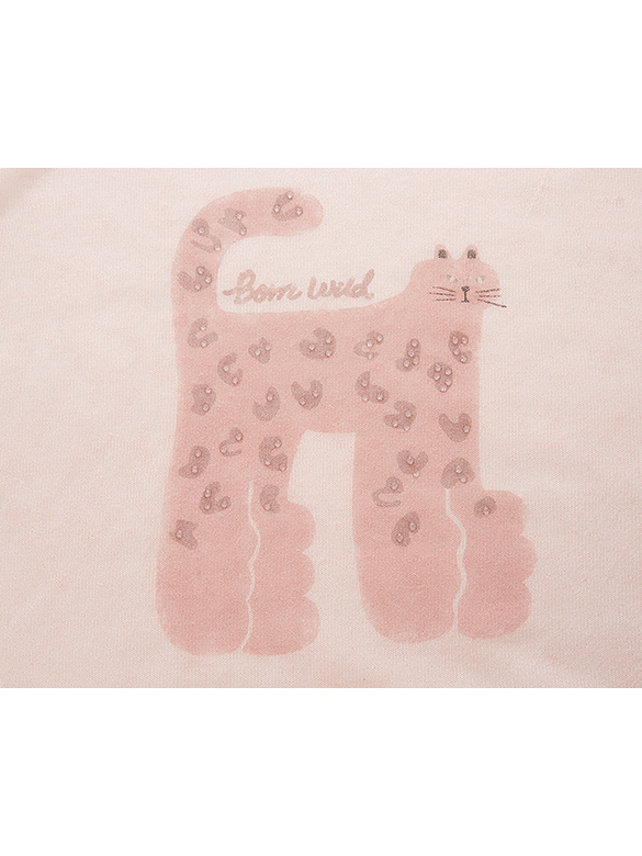 Animal Design Sheer Knit