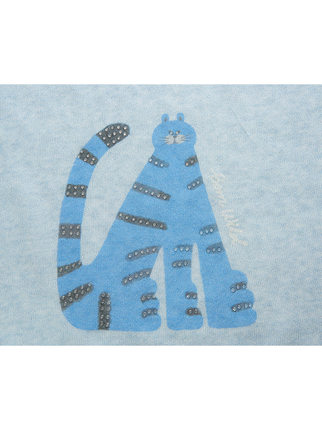 Animal Design Sheer Knit