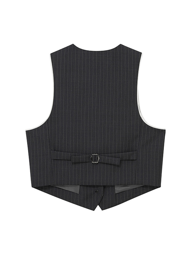 Pin-Stripe Vest