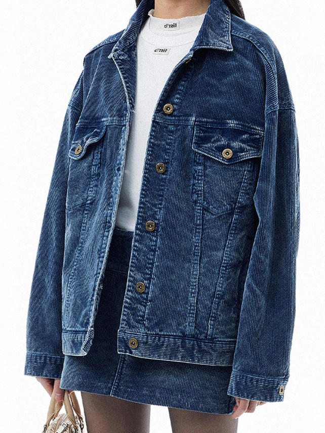 Blue Corduroy Jacket