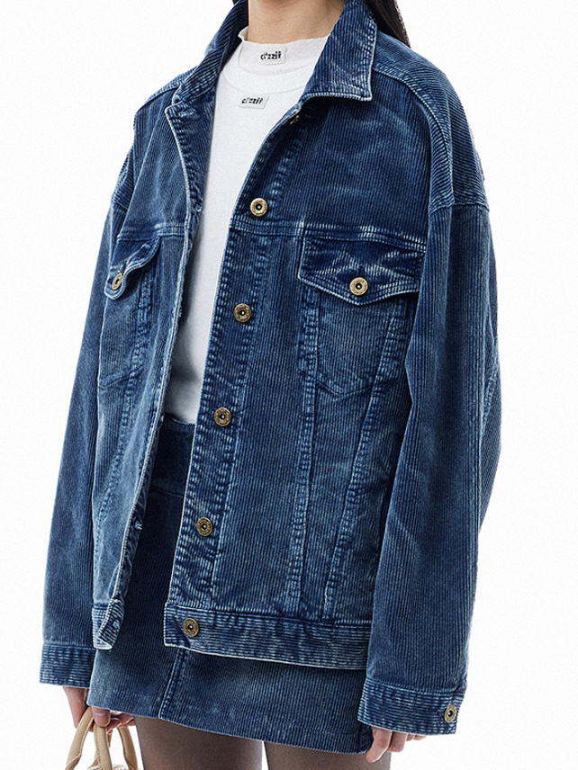 Blue Corduroy Jacket