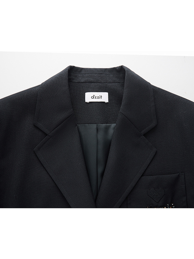 Beads Logo Tailored Jacket