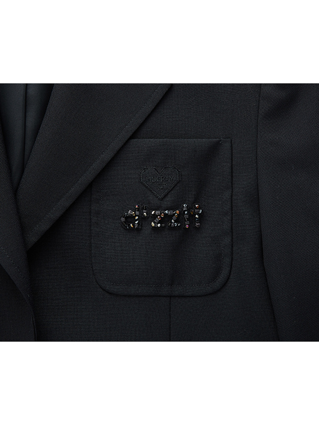 Beads Logo Tailored Jacket