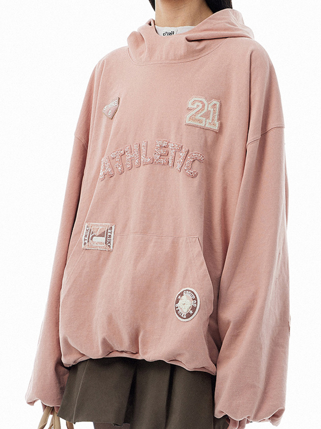 Patch Sweat Hoodie