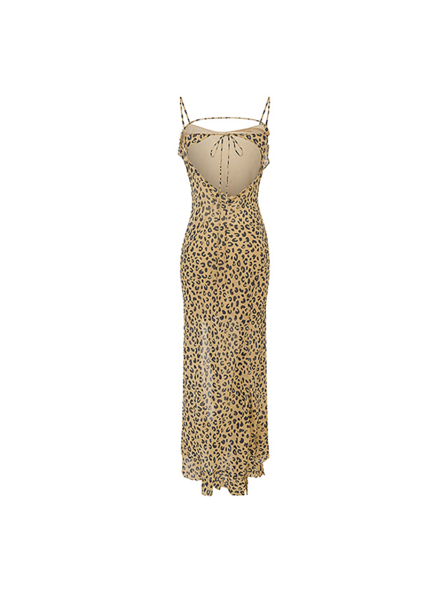 Leopard Printed Cami-Dress