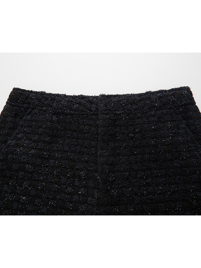 Glitter Tweed Short Pants