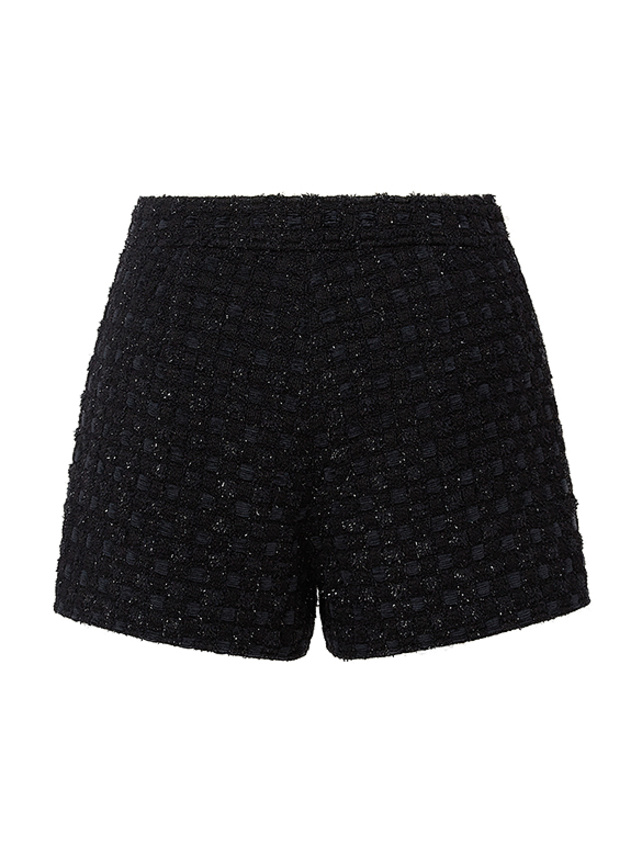 Glitter Tweed Short Pants