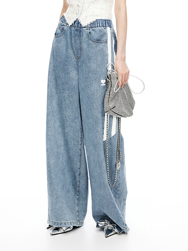 Line Sporty Denim Pants