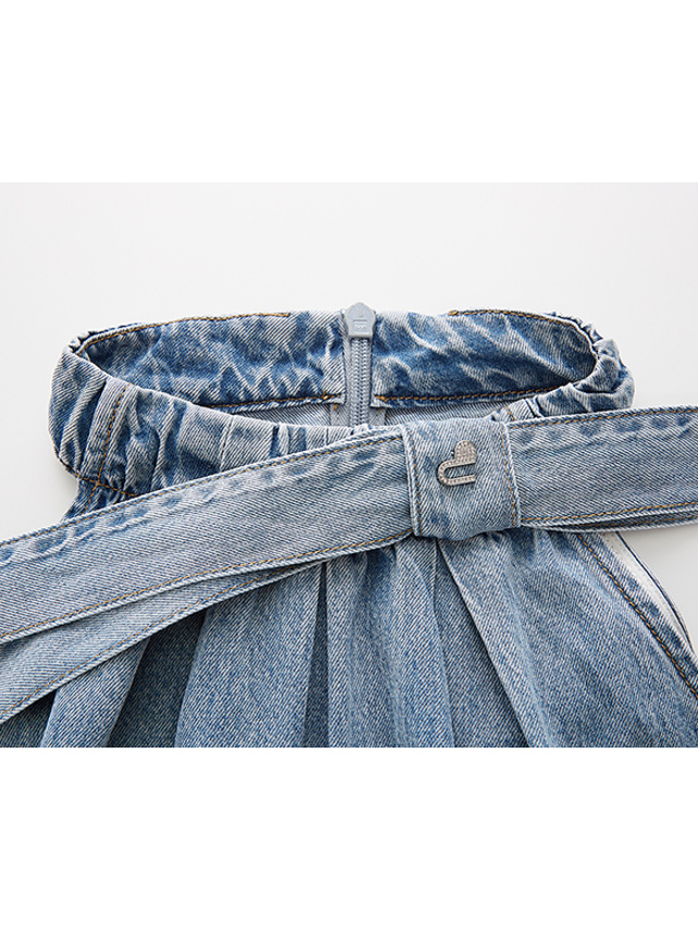 Soft Holter Denim Top