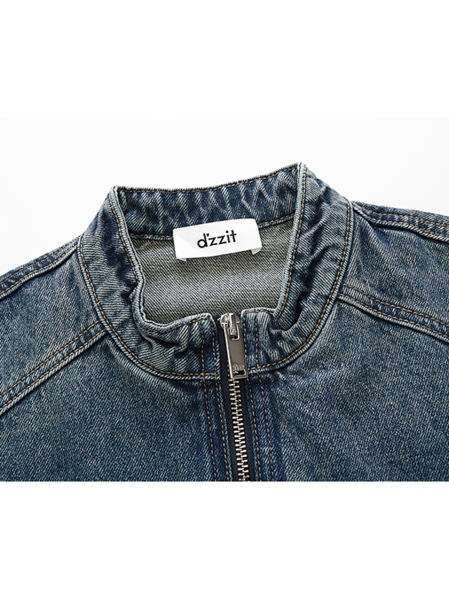 Zipper Riders Denim Jacket