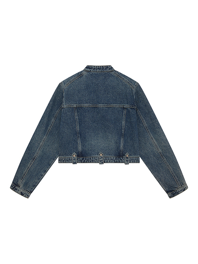 Zipper Riders Denim Jacket