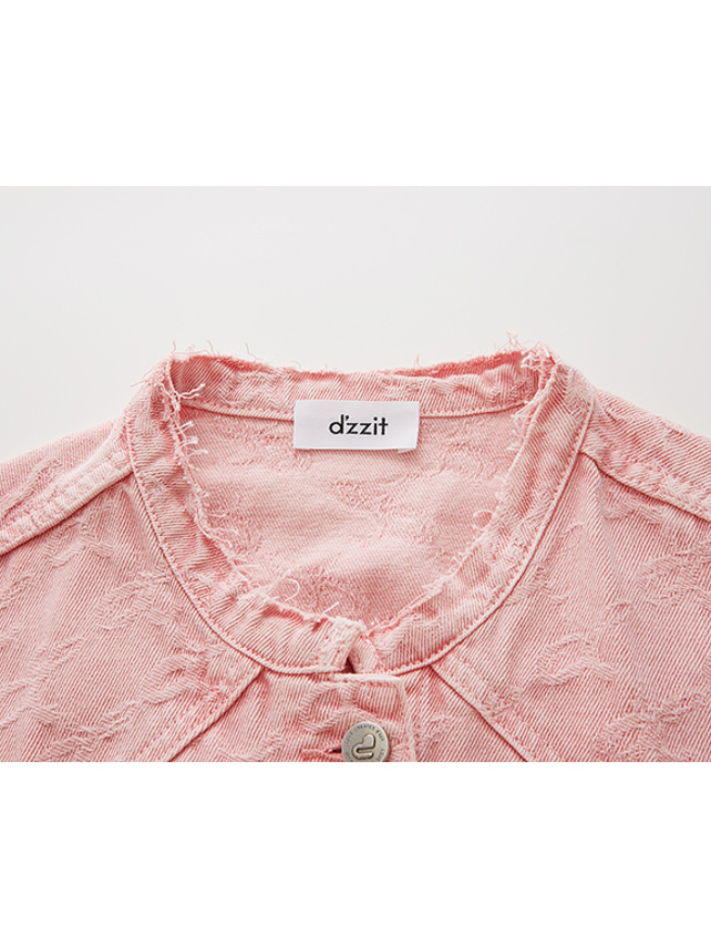 Monogram Pink Denim Jacket