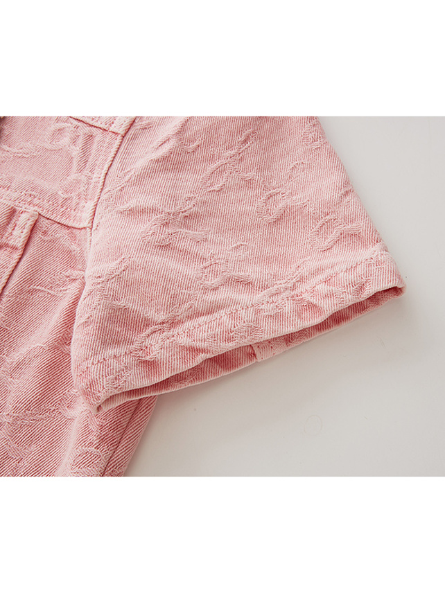 Monogram Pink Denim Jacket