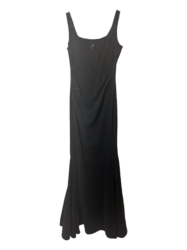 Black Denim Long Dress