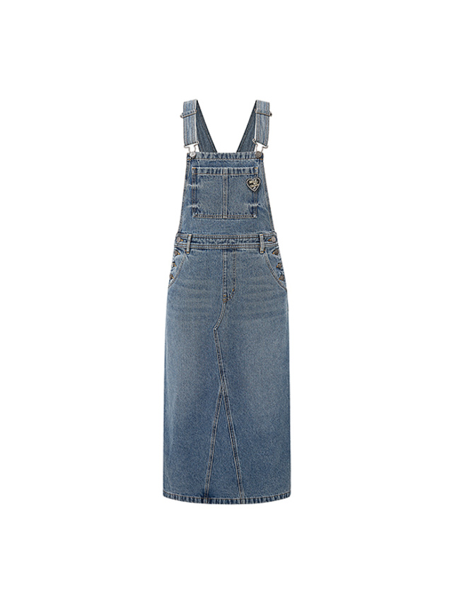 Design Denim Jumper Dress