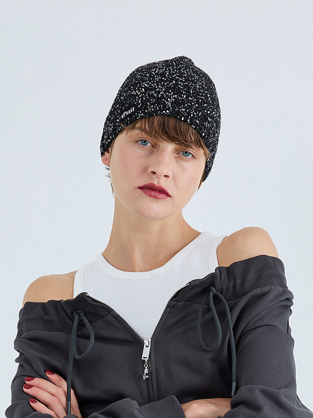 Sequins Knit Cap