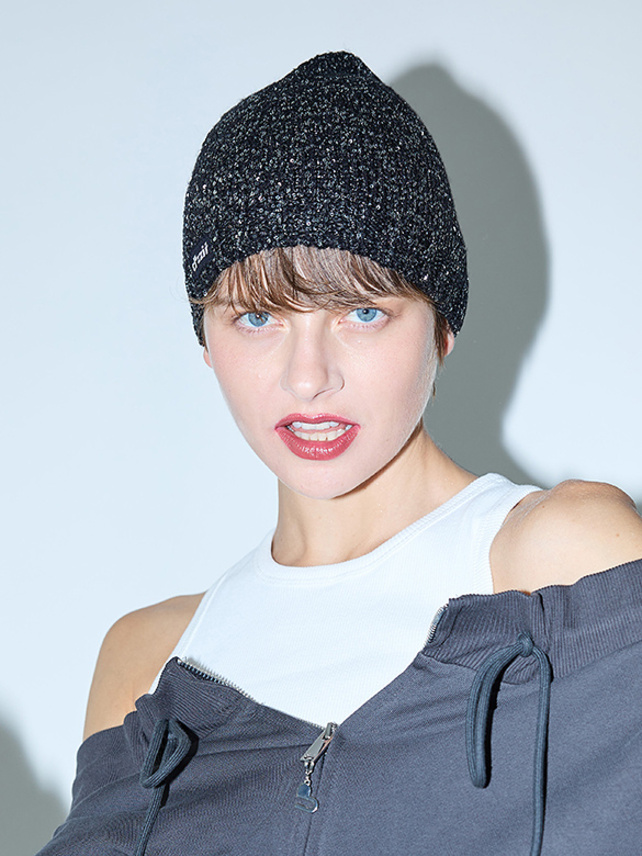 Sequins Knit Cap