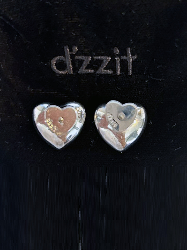 Heart d Logo Earrings