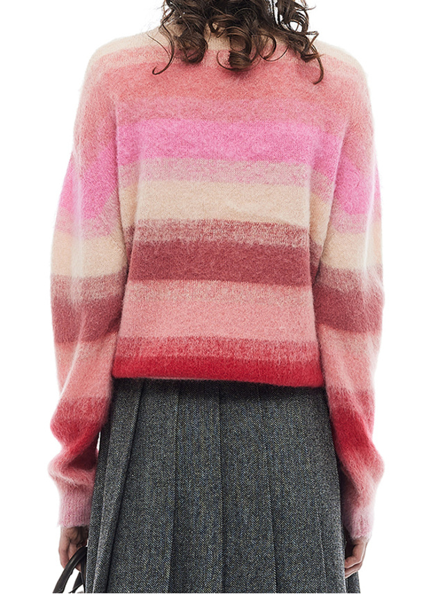 Pink Stripe Knit