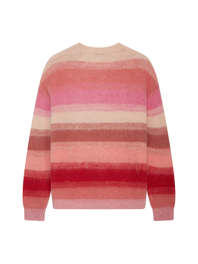 Pink Stripe Knit