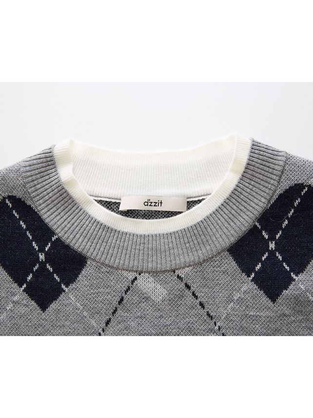 Diagonal Line & Herat Knit