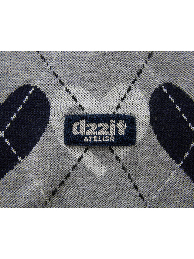 Diagonal Line & Herat Knit