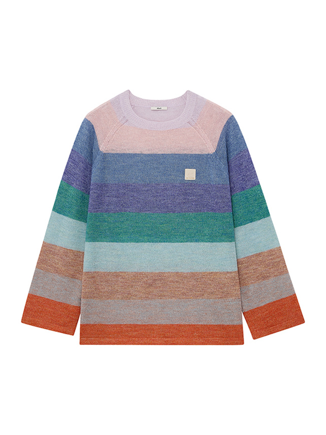 Multi Color Stripe Knit