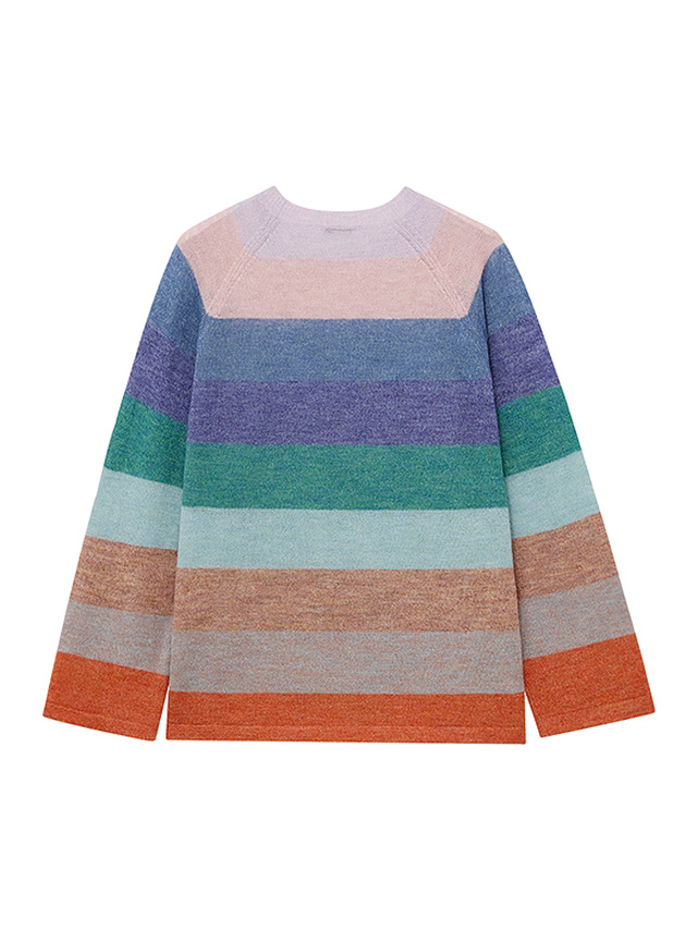 Multi Color Stripe Knit