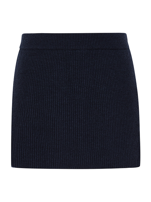 Ridge Knitting Skirt