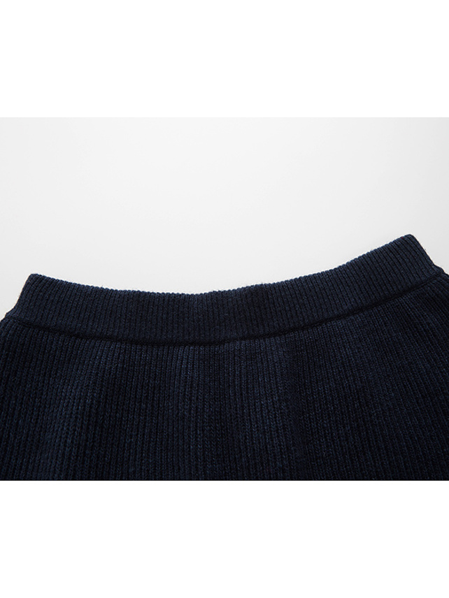 Ridge Knitting Skirt