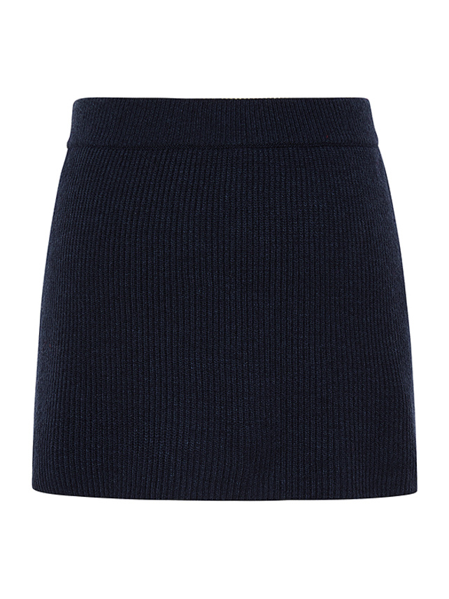 Ridge Knitting Skirt